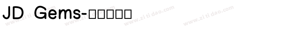 JD Gems字体转换